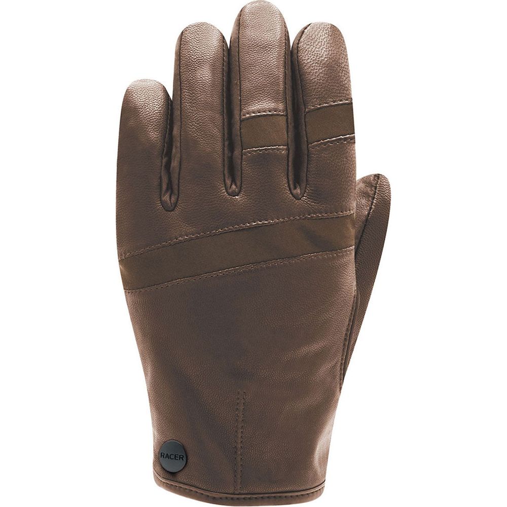 Racer (France) Bridge Leather Gloves Brown - ThrottleChimp