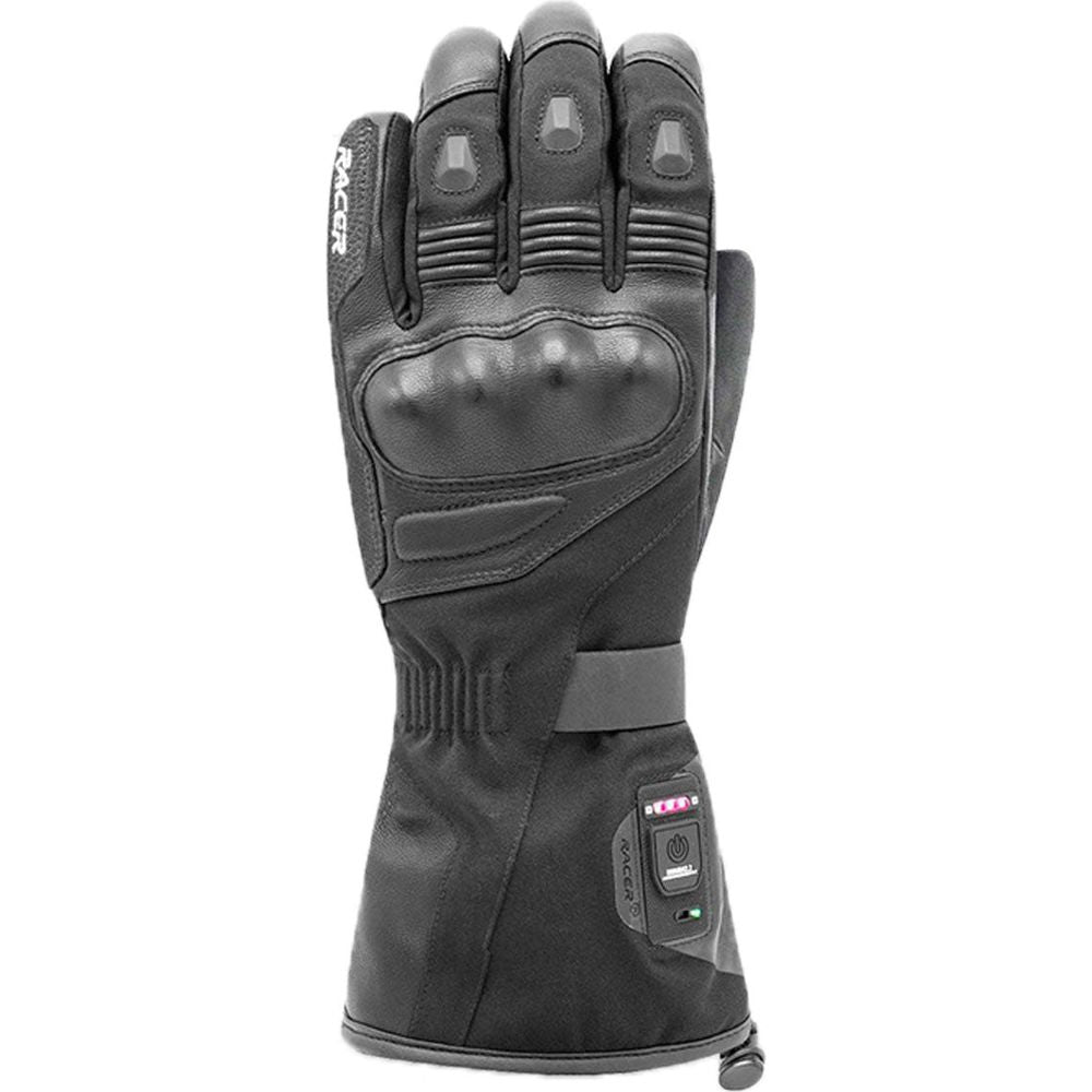 Racer (France) Heat 4 Heated Gloves Black - ThrottleChimp