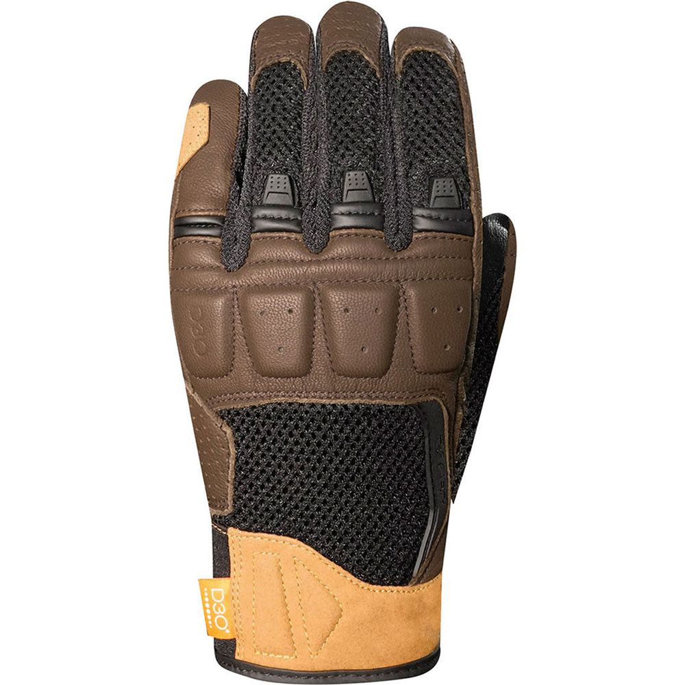 Racer (France) Ronin Summer Mesh Leather Gloves Black / Sand - ThrottleChimp