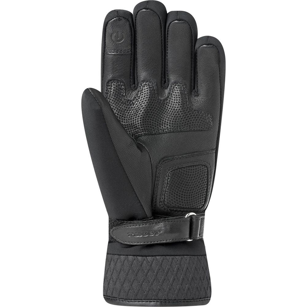 Racer (France) Sara Ladies Textile Gloves Black (Image 2) - ThrottleChimp