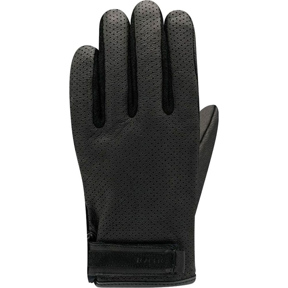 Racer (France) Tuxedo Summer Leather Gloves Black / Black - ThrottleChimp