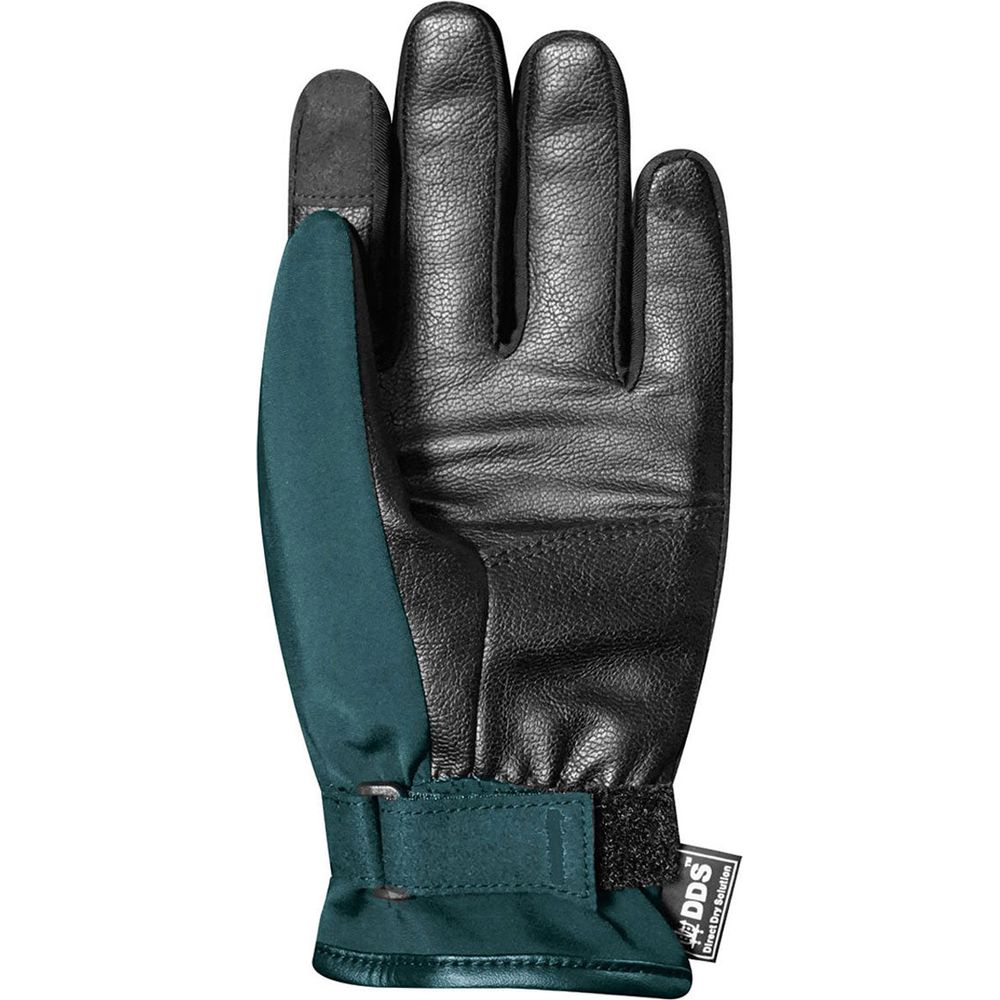 Racer (France) Wildry Ladies Textile Gloves Black / Teal (Image 2) - ThrottleChimp