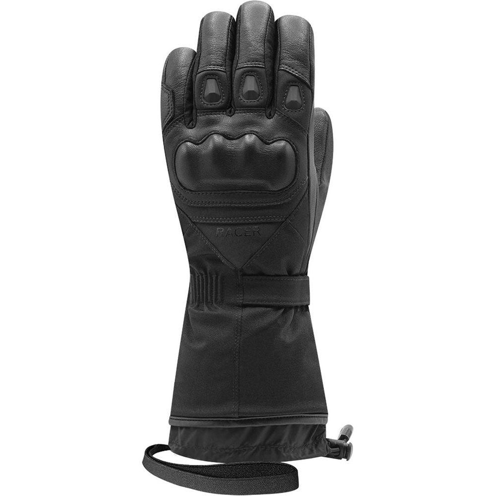 Racer (France) Heat 5 Heated Leather Gloves Black - ThrottleChimp