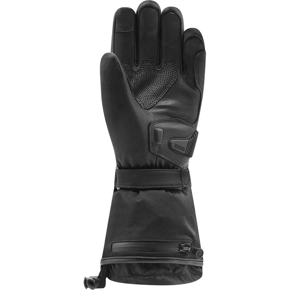 Racer (France) Heat 5 Heated Leather Gloves Black (Image 3) - ThrottleChimp