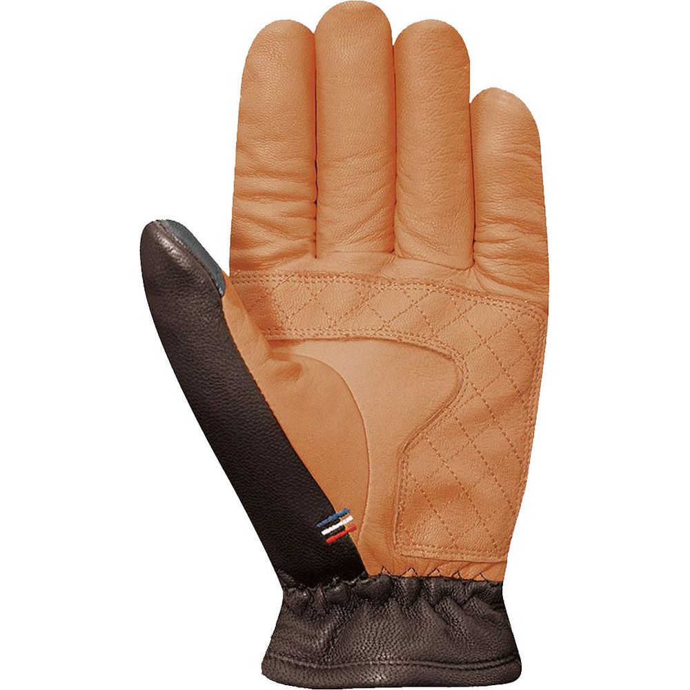 Racer (France) Legacy Leather Gloves Brown / Tan (Image 2) - ThrottleChimp