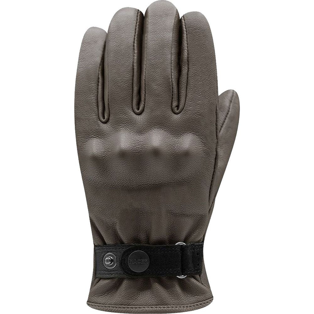 Racer (France) Resident 2 Leather Gloves Brown - ThrottleChimp