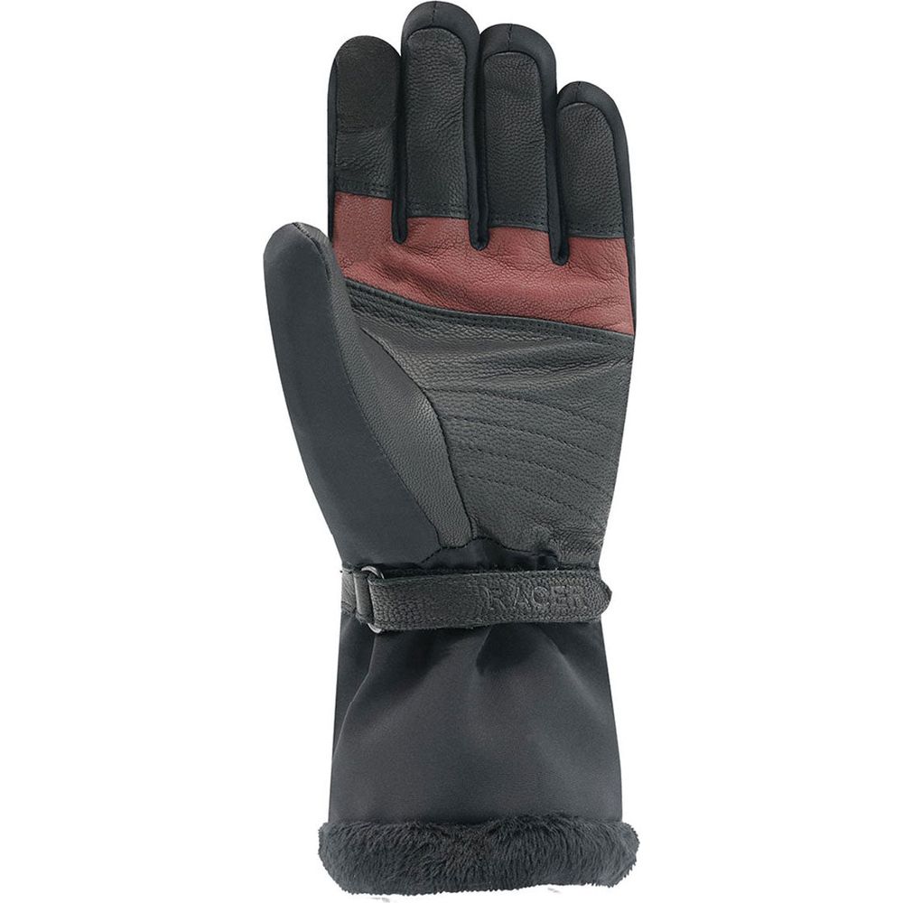 Racer (France) Sara 2 Ladies Textile Gloves Black (Image 2) - ThrottleChimp