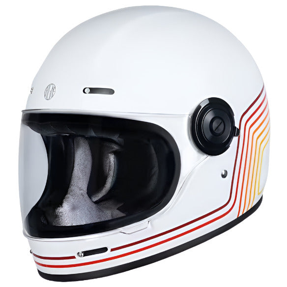 Origine Vega ECE 22.06 Full Face Helmet Sunrise Red / White - ThrottleChimp