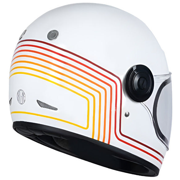 Origine Vega ECE 22.06 Full Face Helmet Sunrise Red / White (Image 2) - ThrottleChimp