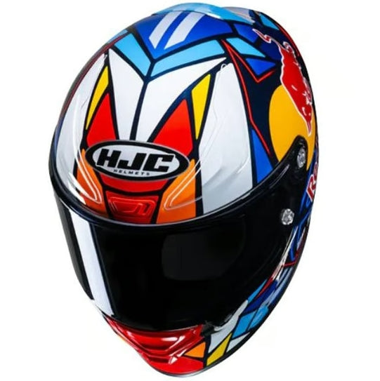 HJC RPHA 1 Red Bull Misano GP Full Face Helmet MC21 (Image 2) - ThrottleChimp