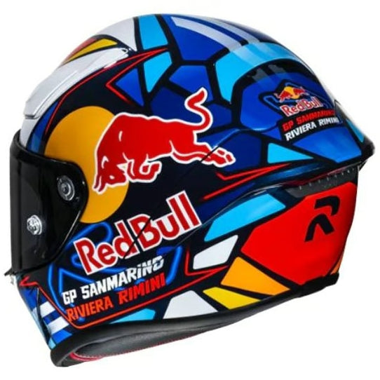 HJC RPHA 1 Red Bull Misano GP Full Face Helmet MC21 (Image 4) - ThrottleChimp