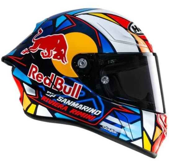 HJC RPHA 1 Red Bull Misano GP Full Face Helmet MC21 (Image 3) - ThrottleChimp