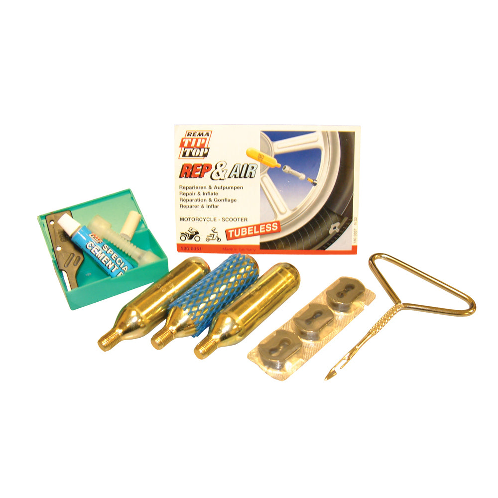 Rema Tip Top Temporary Tubeless Puncture Repair Kit - ThrottleChimp