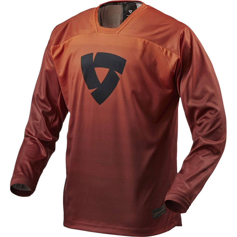 Rev'it! Scramble MX Jersey Burgundy Red / Orange