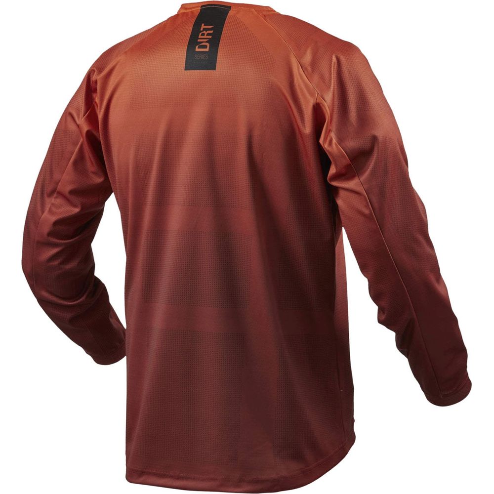 Rev'it! Scramble MX Jersey Burgundy Red / Orange