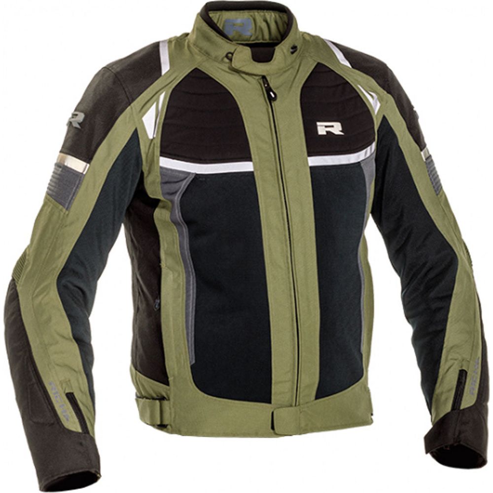 Richa Airstream X Textile Jacket Green FREE 1 YEAR Returns, FREE UK Delivery | ThrottleChimp