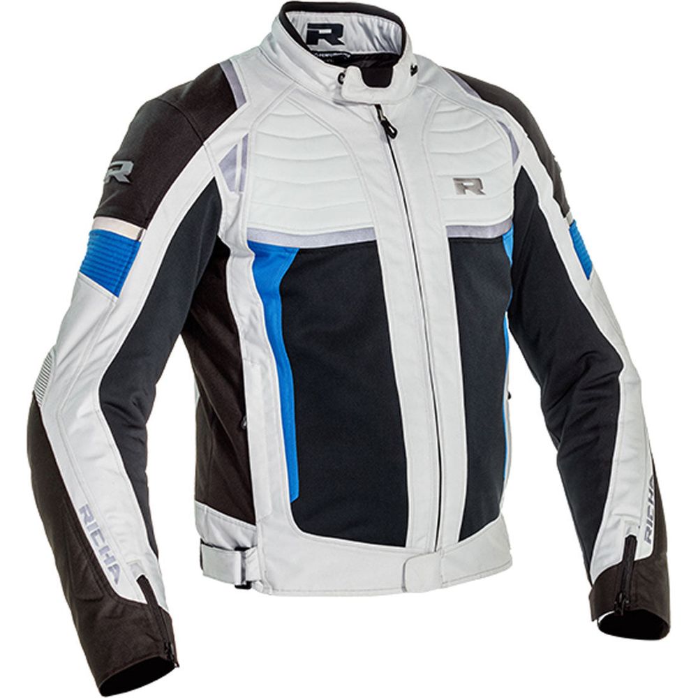 Richa Airstream X Textile Jacket Grey / Blue - ThrottleChimp