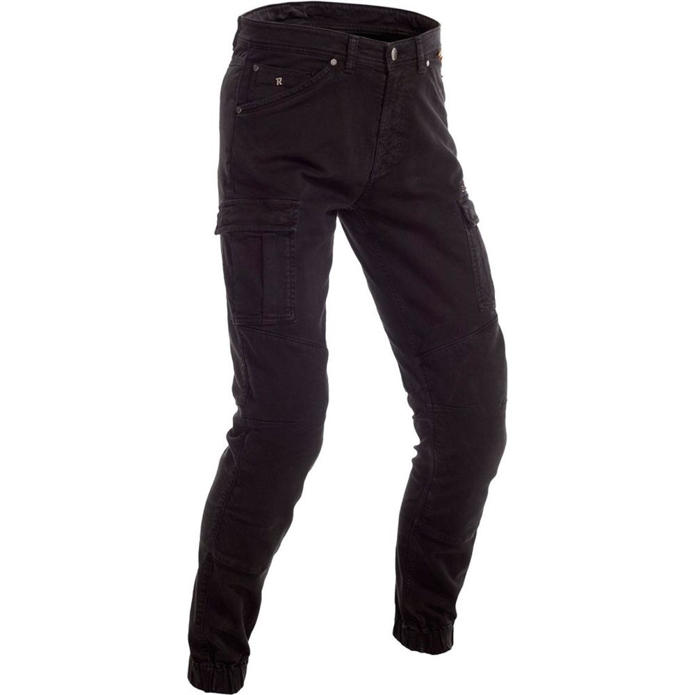 Richa Apache Summer Riding Denim Jeans Black - ThrottleChimp