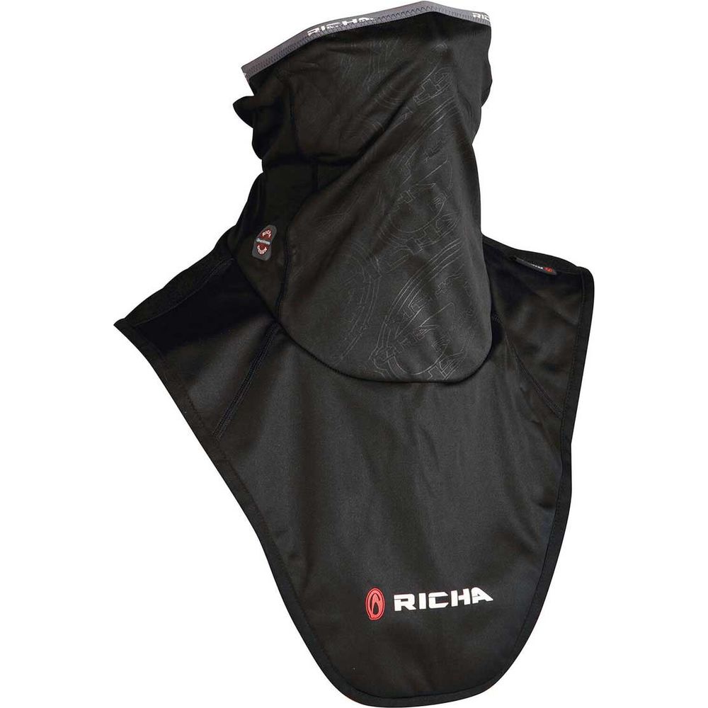 Richa Bike Pit Face & Neck Warmer Black - One Size - ThrottleChimp