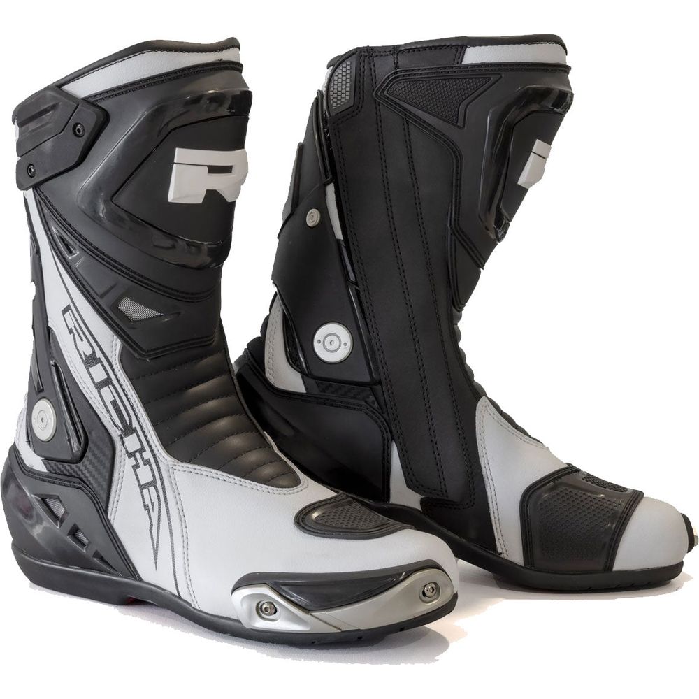 Richa Blade Waterproof Boots Black / White - ThrottleChimp