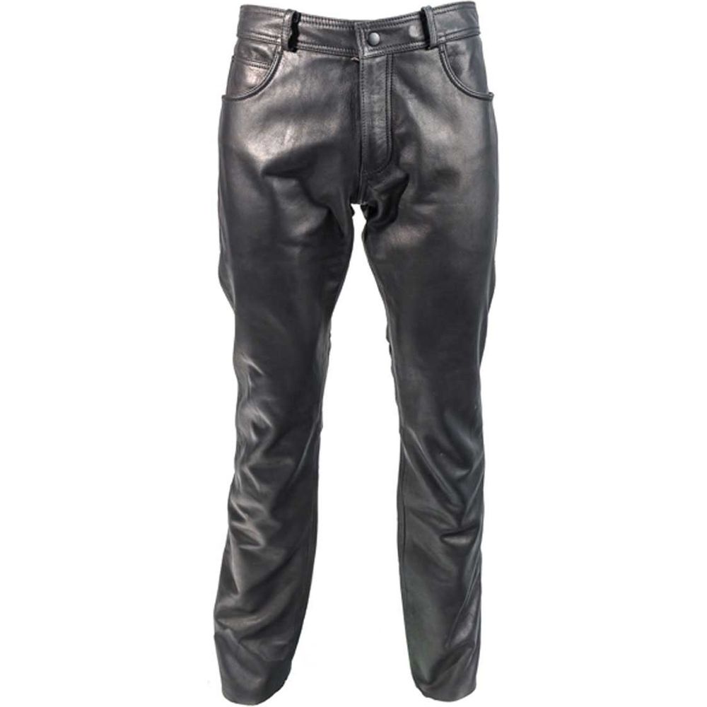 Richa Classic Leather Trouser Black - ThrottleChimp