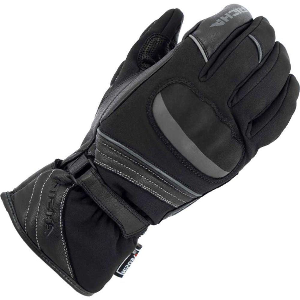 Richa Ella Ladies Waterproof Textile Gloves Black - ThrottleChimp