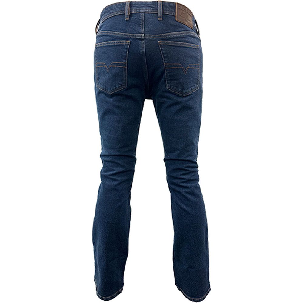 Richa Henderson Riding Denim Jeans Dark Blue (Image 3) - ThrottleChimp