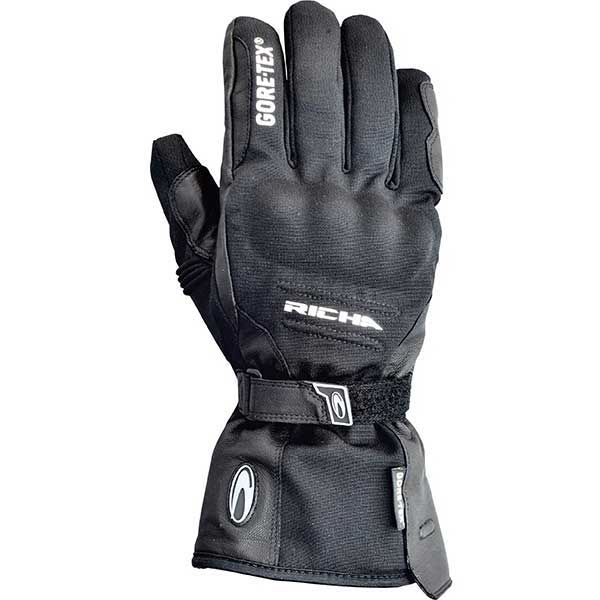 Richa Ice Polar Gore-Tex Gloves Black - ThrottleChimp