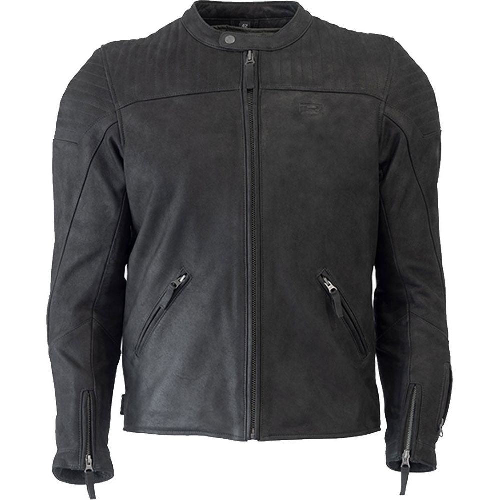 Richa Idaho Leather Jacket Black FREE 1 YEAR Returns, FREE UK Delivery | ThrottleChimp