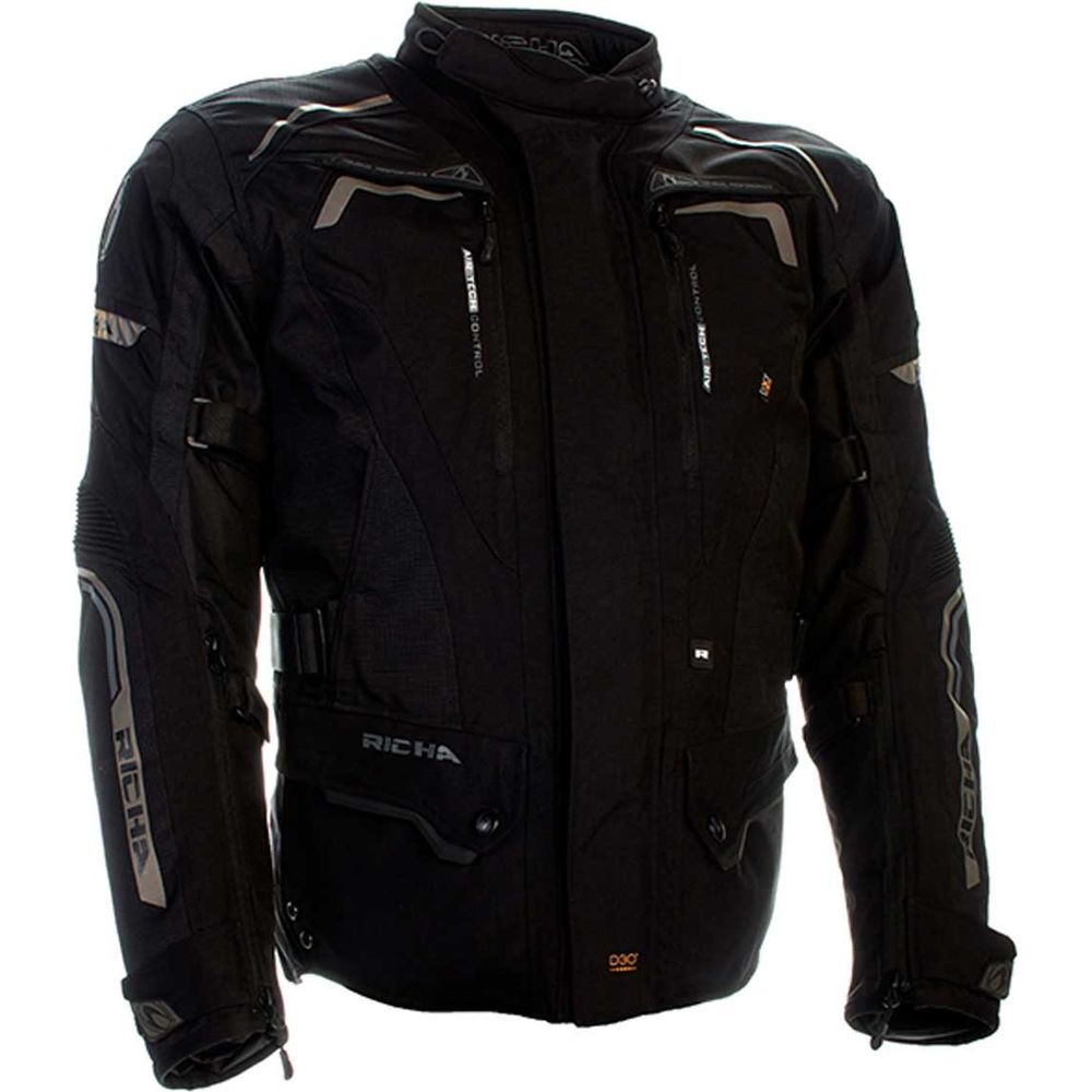 Richa Infinity 2 Textile Jacket Black - ThrottleChimp