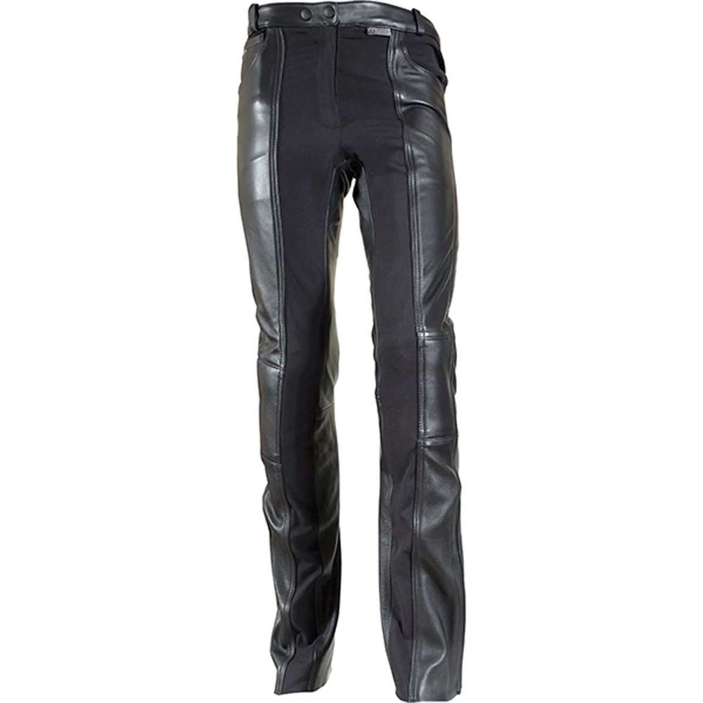 Richa Kelly Ladies Leather Trouser Black - ThrottleChimp
