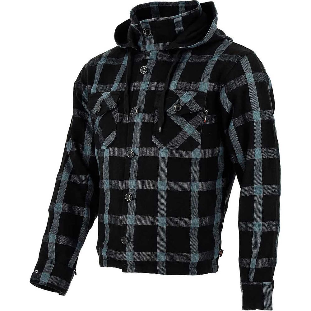 Richa Lumber Protective Hoodie Black FREE 1 YEAR Returns, FREE UK Delivery | ThrottleChimp