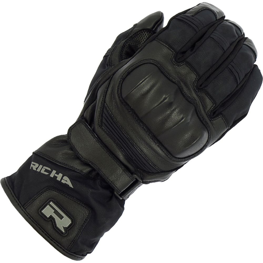 Richa Nasa 2 Leather Gloves Black (Image 2) - ThrottleChimp