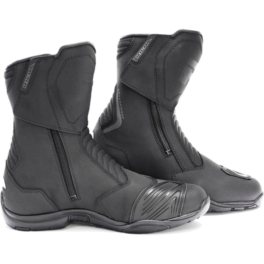 Richa Nomad Evo Short Boots Black FREE 1 YEAR Returns, FREE UK Delivery | ThrottleChimp