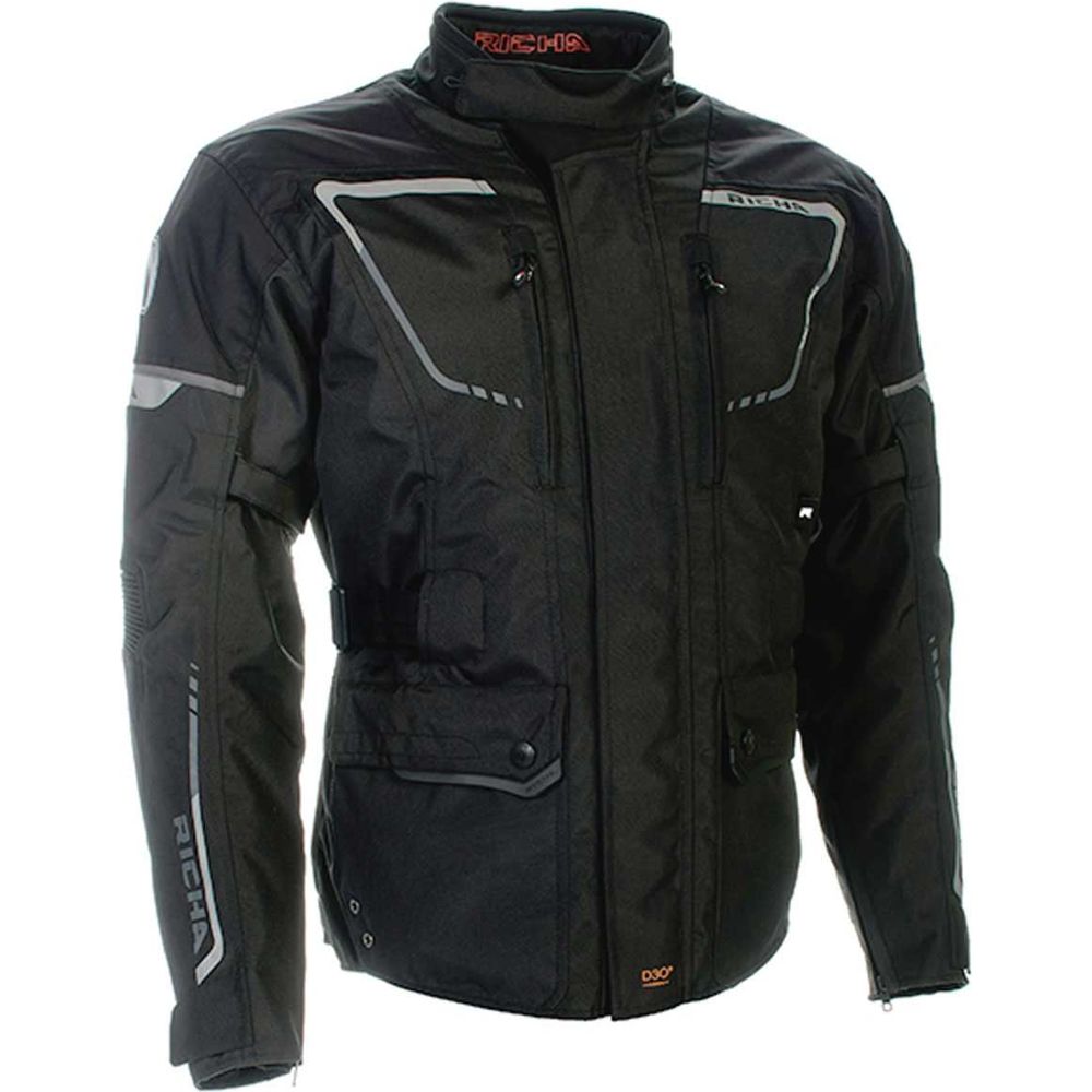 Richa Phantom 2 Ladies Textile Jacket Black - ThrottleChimp