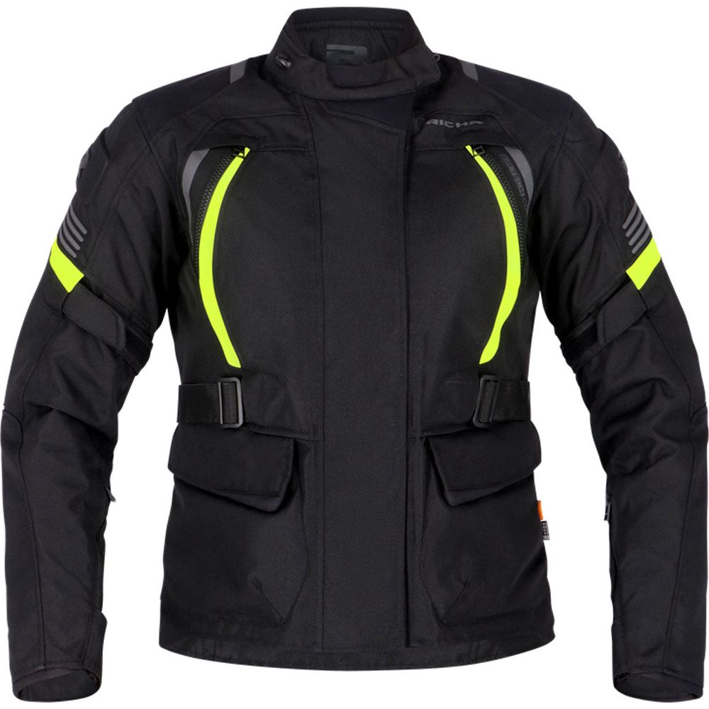 Richa Phantom 3 Ladies Touring Textile Jacket Black / Yellow - ThrottleChimp