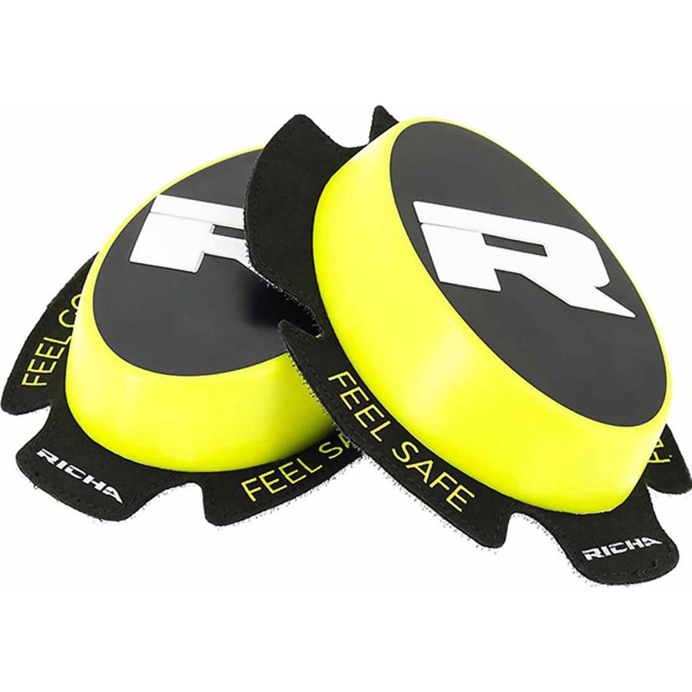 Richa Racing R Knee Slider Fluo Yellow FREE 1 YEAR Returns, FREE UK Delivery | ThrottleChimp