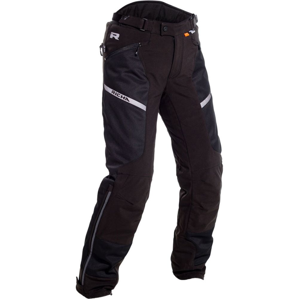 Richa Softshell Ladies Mesh Waterproof Textile Trouser Black - ThrottleChimp