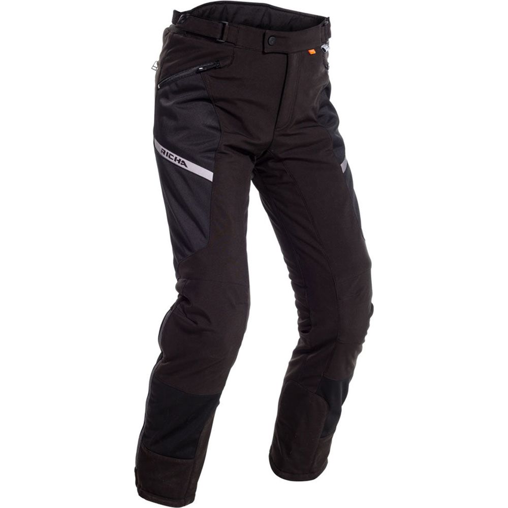 Richa Softshell Mesh Waterproof Textile Trouser Black - ThrottleChimp