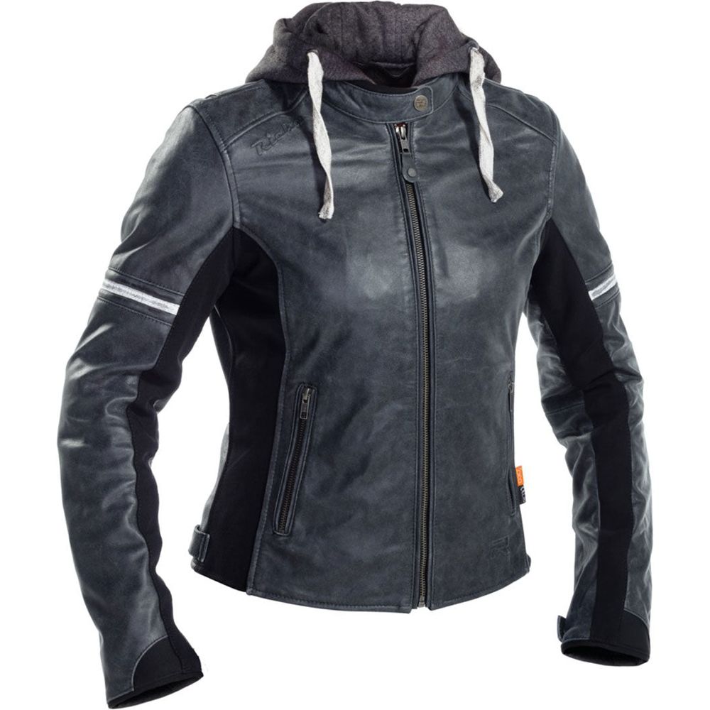 Richa Toulon 2 Ladies Leather Jacket Grey - ThrottleChimp