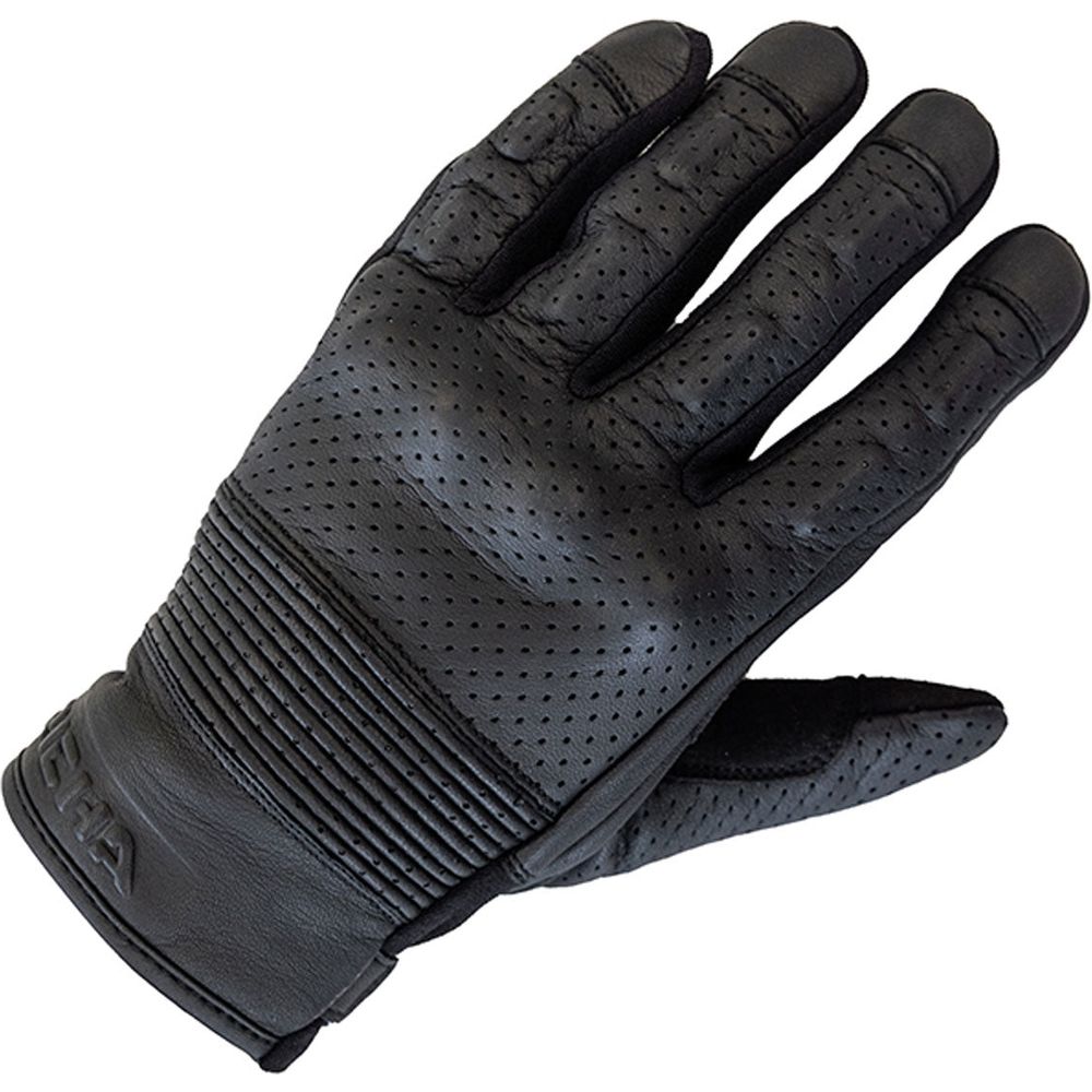 Richa Triton Leather Gloves Black - ThrottleChimp