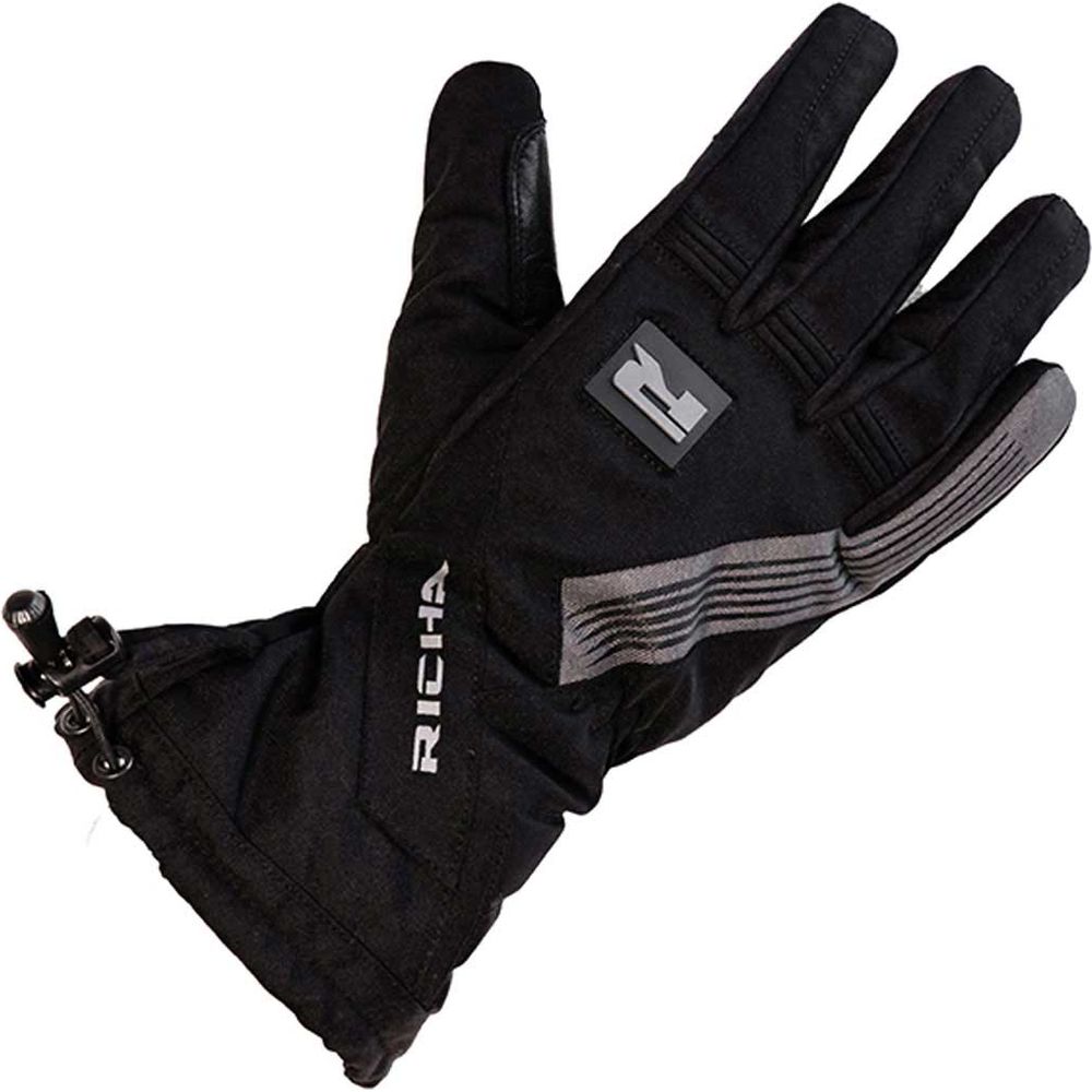 Richa Tundra Evo Textile Gloves Black - ThrottleChimp