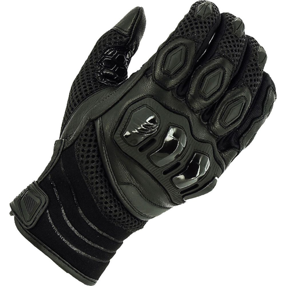 Richa Turbo Leather Gloves Black - ThrottleChimp