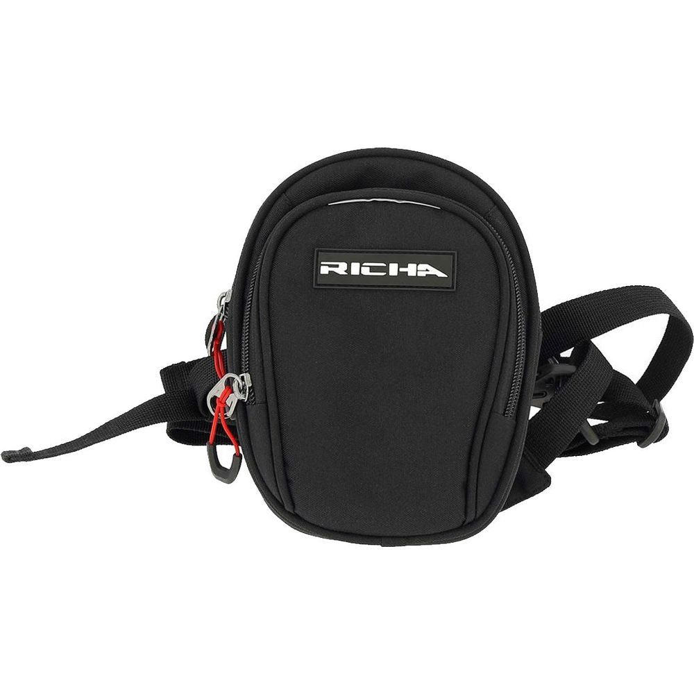 Richa Upper Leg Bag Black FREE 1 YEAR Returns, FREE UK Delivery | ThrottleChimp