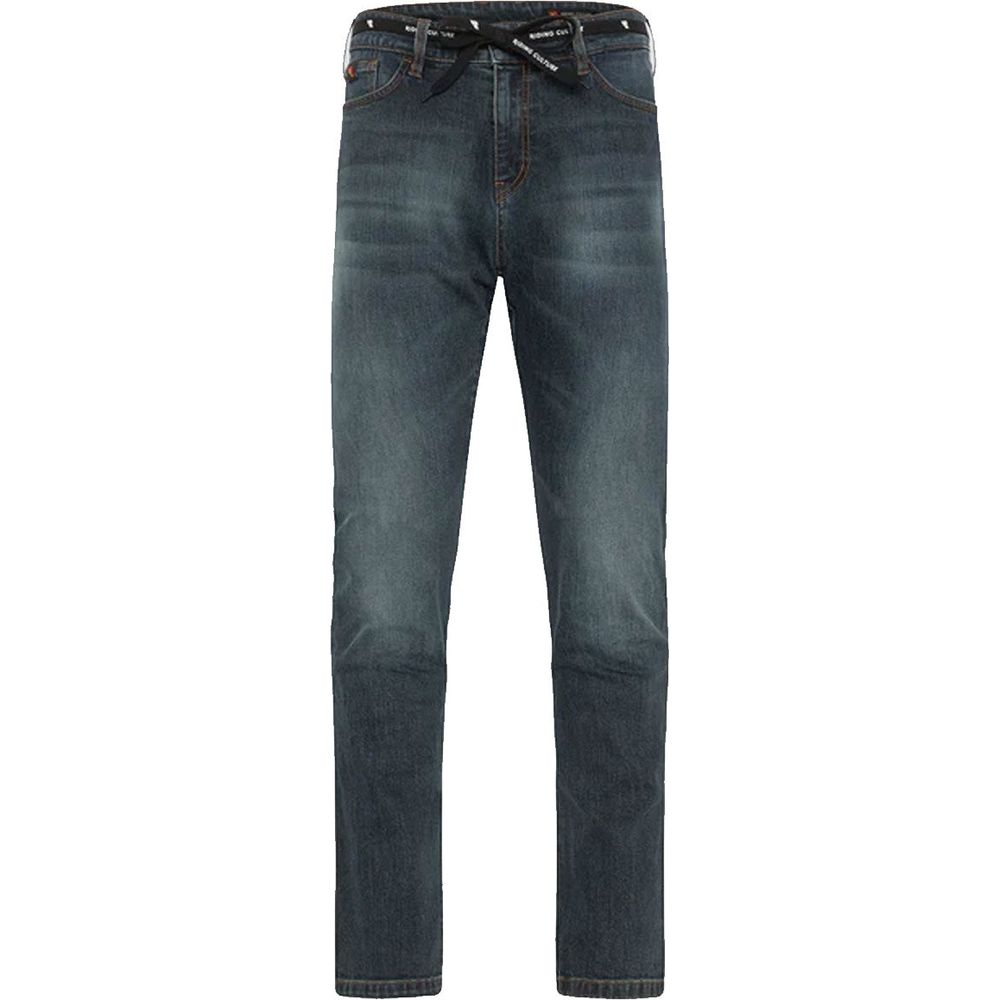 Riding Culture Straight Fit Denim Jeans Washed Blue - ThrottleChimp