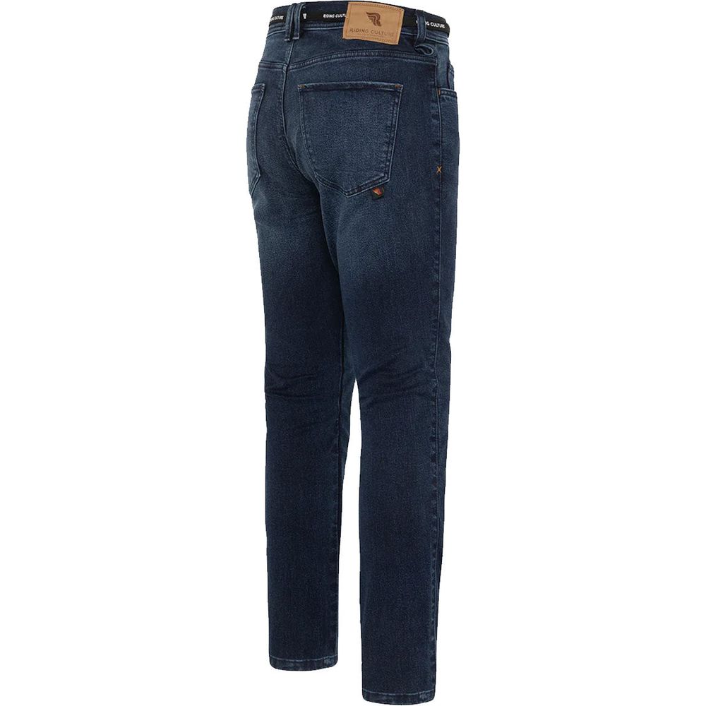 Riding Culture Tapered Slim Fit Denim Jeans Blue (Image 3) - ThrottleChimp