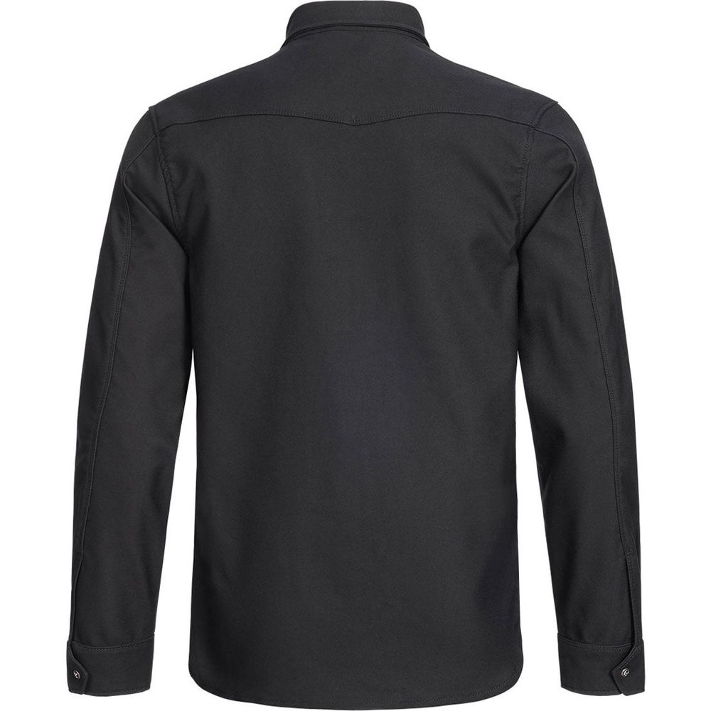 Rokker Black Jack Rider Shirt With Zip Black (Image 2) - ThrottleChimp