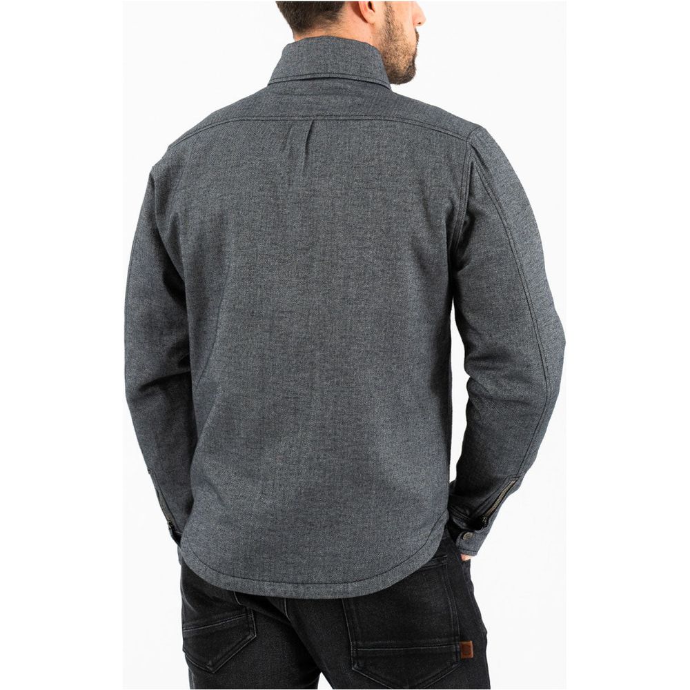 Rokker Boston Rider Shirt Grey (Image 5) - ThrottleChimp