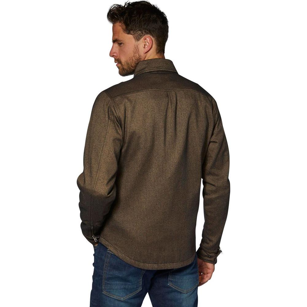 Rokker Boston Rider Shirt Brown (Image 4) - ThrottleChimp