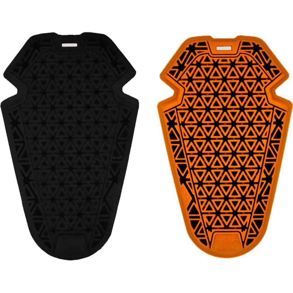 Rokker D3O Ghost Armor Hip / Shoulder Protector Black / Orange - ThrottleChimp